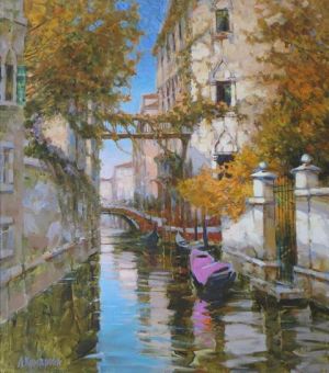 Zeitgenössische Ölmalerei - Venedig 2